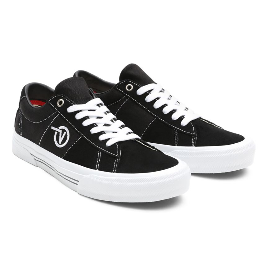 Men's Vans Skate Sid Skate Shoes India Online - Black/White [IJ4579613]